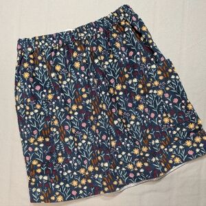 Little Co by Lauren Conrad Girls Corderoy Floral Skirt Sz 10 NWT